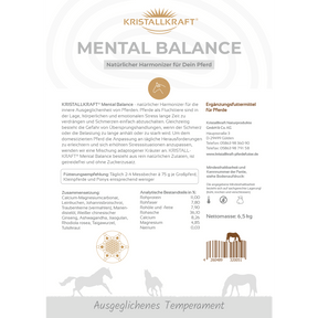 Kristallkraft Mental Balance Sackaufkleber